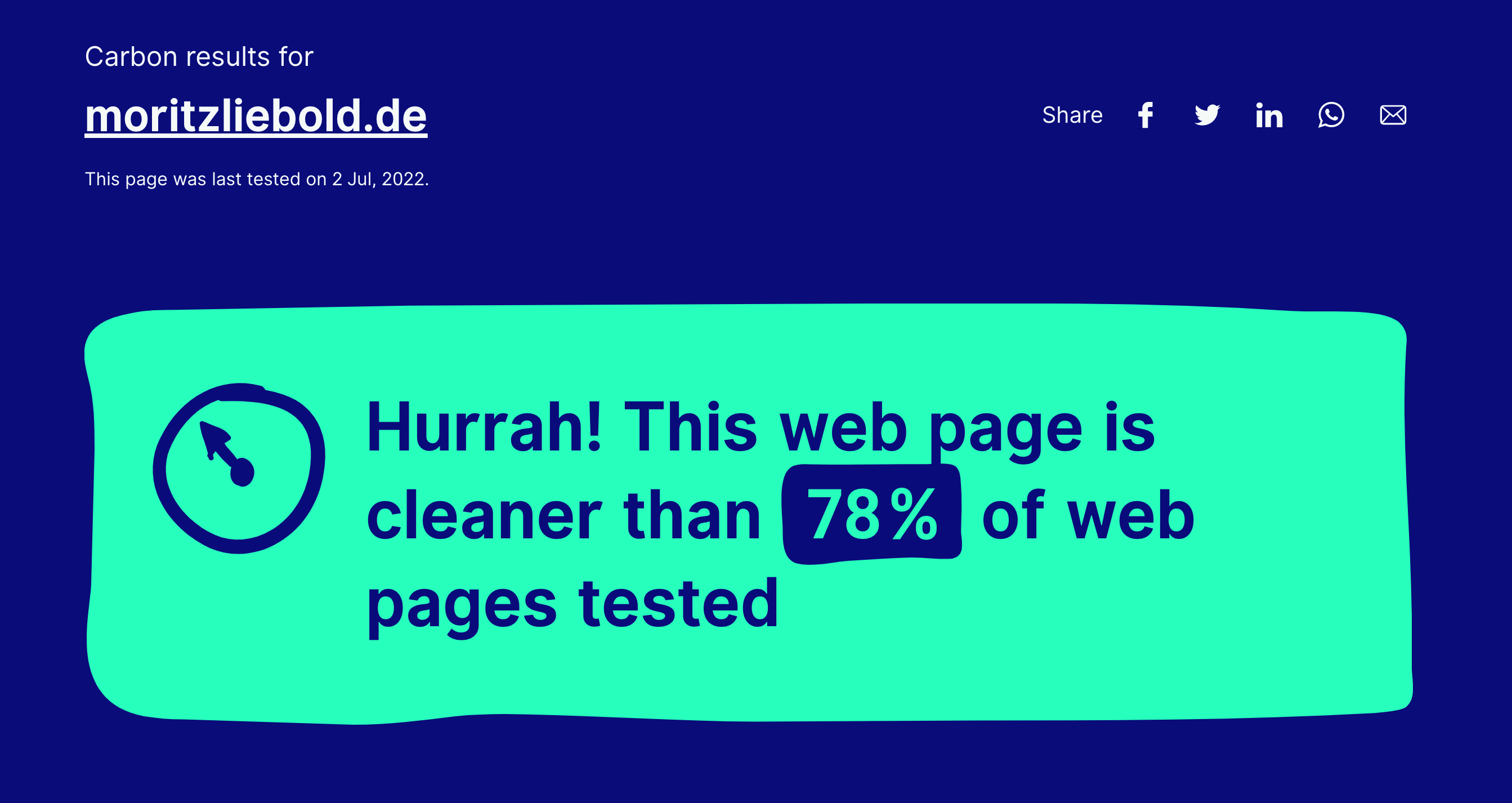 moritzliebold.de ist sauberer als 78 % der Web Pages.