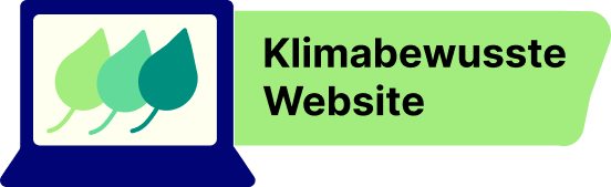 Siegel Klimabewusste Website